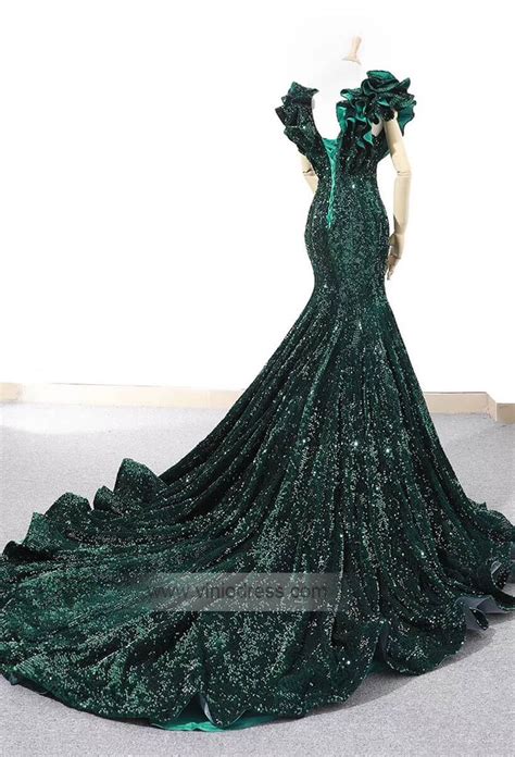 Sparkly Sequin Mermaid Prom Dresses Vintage Pageant Dress FD Prom Dresses Ball Gown Ball