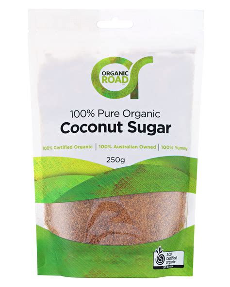 Organic Road 100 Pure Organic Coconut Sugar 250g