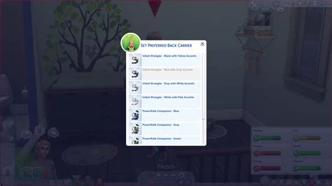How To Use A Baby Carrier In The Sims 4 Growing Together