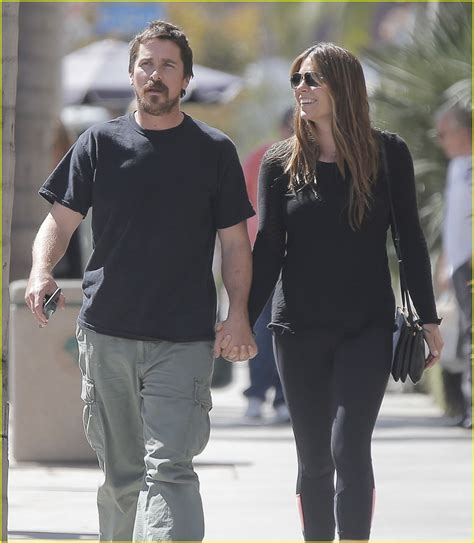 Photo Christian Bale Sibi Blazic Step Out For Lunch 08 Photo 3770808 Just Jared