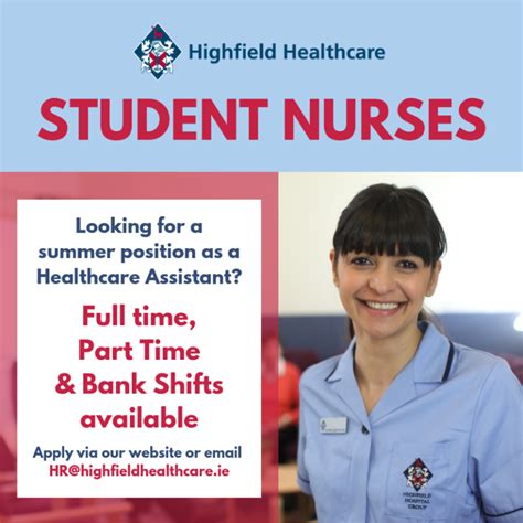 Looking For A Summer Job · Highfield Healthcare