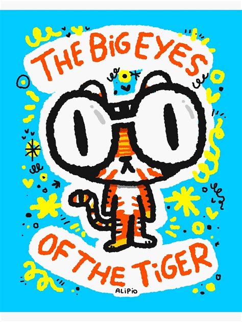 The Big Eyes Of The Tiger Poster By Teddymoviecard Redbubble