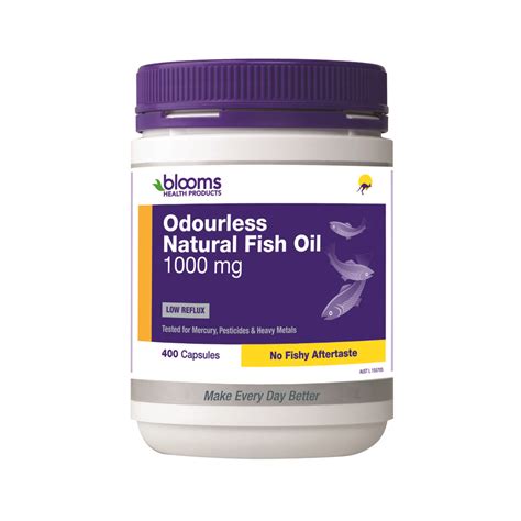 Blooms Health Products Odourless Natural Fish Oil Natures Works