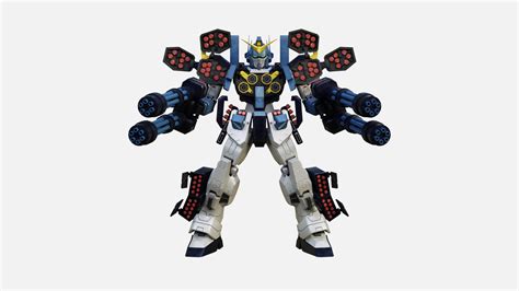 Gundam Heavyarms Custom Fanmade 3d Model By Cangbacang