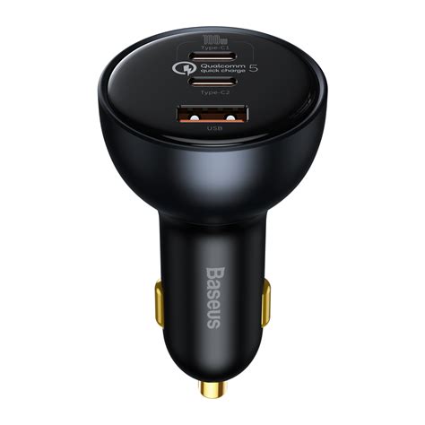 Baseus Qualcomm® Quick Charge™ 5 Technology Multi Port Fast Charge Car