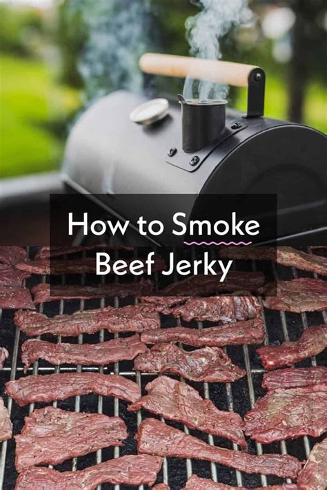 How To Make Beef Jerky In A Smoker Recipe Beef Jerky Smoker Beef