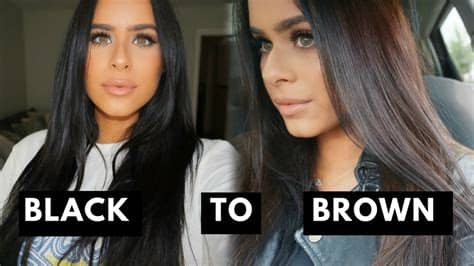 I think if they dye it, it'll be more apparent that they dyed it. From Black To Brown Hair | How I Lightened My Hair - YouTube