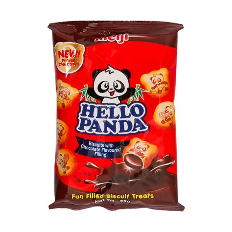 Meiji Hello Panda Chocolate Biscuits 35g 24 Packets Shop Today Get