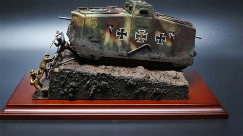Meng A7v Tankkrupp Diorama Youtube