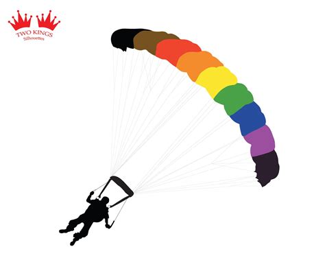 Parachute Svg Skydiving Svg File Instant Download Svg  Etsy Canada