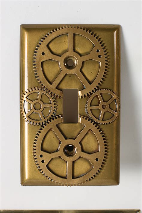 Steampunk decor style provides you a modern method to decorate with wallpapers. Steampunk Home Decor - Light Switch Plates