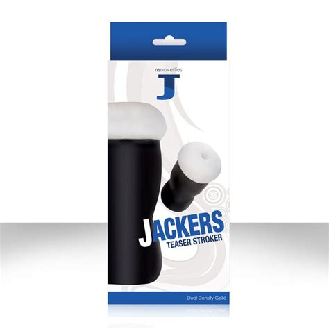 Jackers Teaser Stroker Frosted Dual Density Male Pleasure