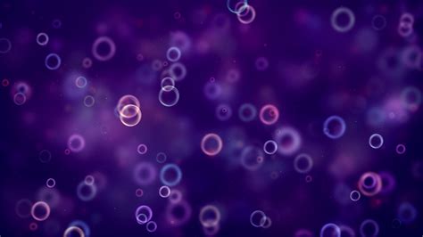 Bubbles Wallpaper 4k Bokeh Purple Background Blurred