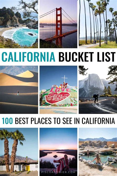 The Ultimate California Bucket List Best Places To See In California