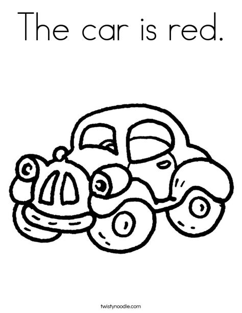 On the combo tester page you can use the 'get the image' dropdown option in order to grab the red color. The car is red Coloring Page - Twisty Noodle