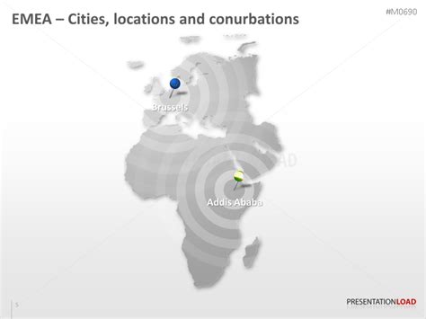 Powerpoint Map Emea Region Presentationload