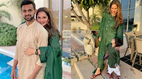 Sania Mirza Shares Picture With Husband Shoaib Malik Wishes Eid To All