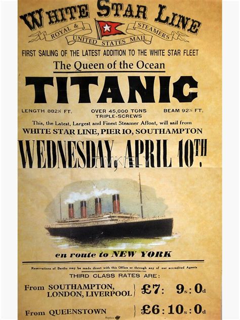 Vintage Travel Posters Vintage Ads Vintage Signs Retro Ads Titanic