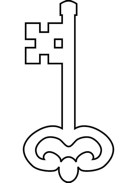 Key Coloring Pages