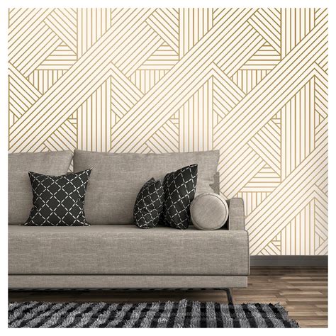 Devine Color Ribbon Peel And Stick Wallpaper Lightning And Karat