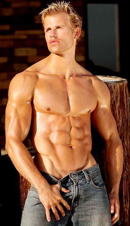 Shirtless Male Muscular Jock Hunk Beefcake Blond Guy Muscle Stud Photo My XXX Hot Girl