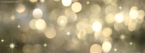 Gold Holiday Lights Facebook Cover Gold Facebook Cover