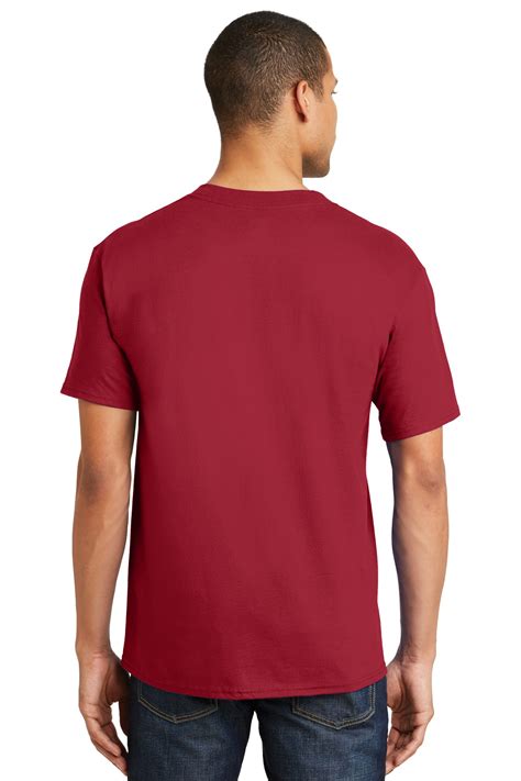 Hanes Beefy T 100 Cotton T Shirt Ebay