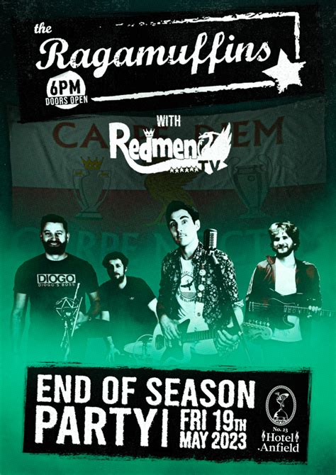 Come To Our End Of Season Party With The Ragamuffins The Redmen Tv