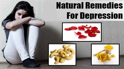 Natural Ways To Cure Depression Healthcare Youtube