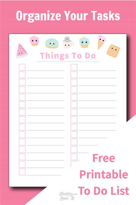 Cute To Do List Organize Your Tasks With This Free Printable To Do List