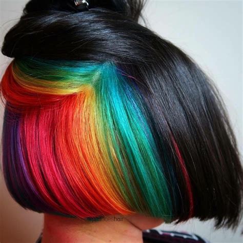 16 Rainbow Hair Color Ideas Youll Go Crazy Over