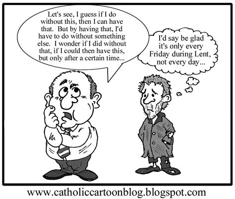 Catholic Cartoon Blog Ash Wednesday Cartoon 2012