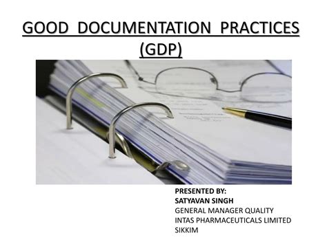 Ppt Good Documentation Practices Gdp Powerpoint Presentation Free