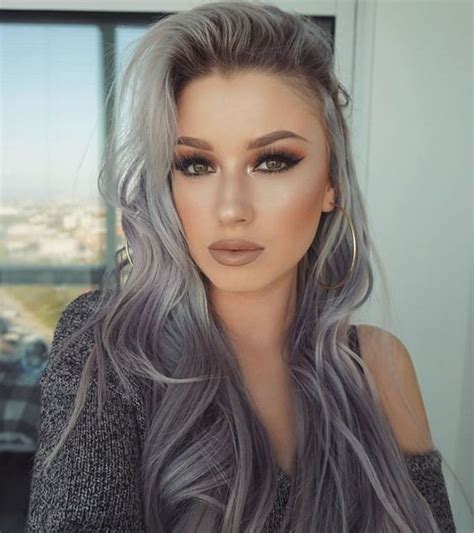 Gray Hair Color Ideas 2018 2019 Long Hair Tutorial Page 2 Of 3
