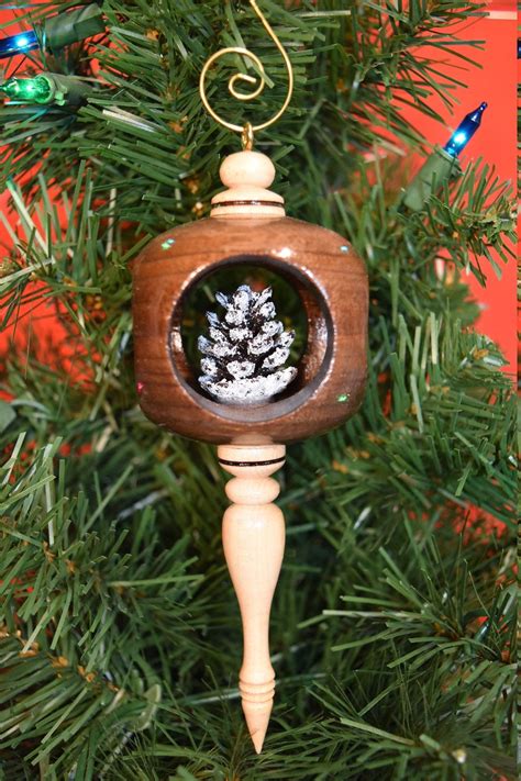 Hand Turned Wooden Christmas Ornaments Wooden Christmas Ornaments