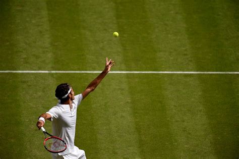 Roger Federer On Centre Court On Day Four Florian Eiseleaeltc