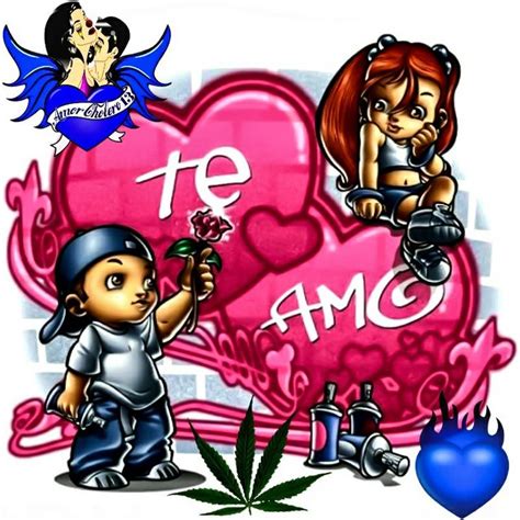 Amor Cholero 13 Chicano Love Chicano Art Cartoon Painting Cartoon