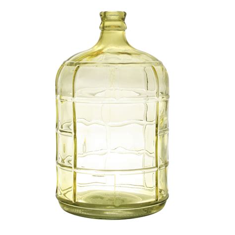 Ribbed Glass Bottle In Yellow By Out There Interiors