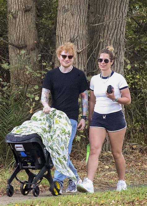 ed sheeran and cherry seaborn head out for a walk with their daughter 32 photos thefappening