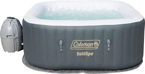 Jp Coleman Saluspa 4 Person Portable Inflatable Airjet Spa Hot Tub Gray 141[並行輸入]