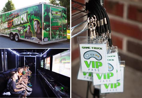 Our game truck supports 28 players. Game on! Tyler's Video Game Truck Party {Plus a Minecraft ...
