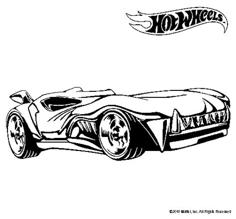 Dibujo De Hot Wheels 3 Para Colorear