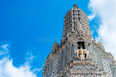 The Pagoda In Phra Arang Wat Arun Bangkok Thailand Stock Image
