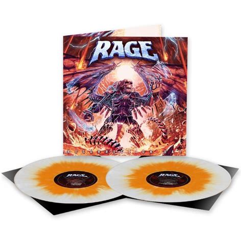 Rage Resurrection Day Napalm Records Exclusive White Orange