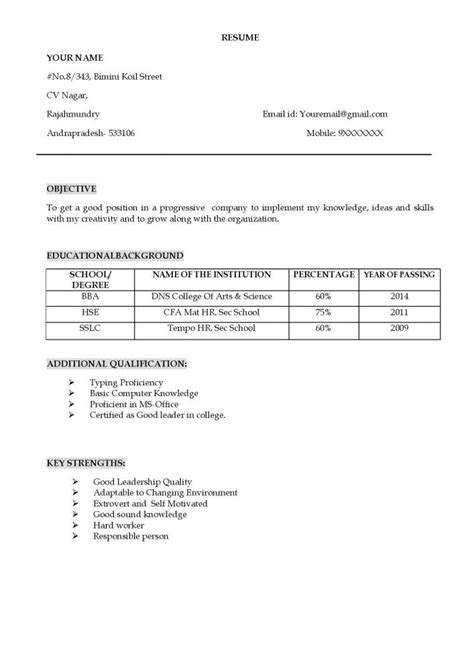 The hybrid format combines the reverse chronological and functional formats. Resume for Fresher Student | williamson-ga.us