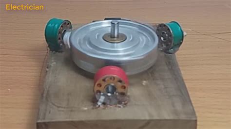 Simple Brushless Motor With Three Coils Llg Electrician Youtube