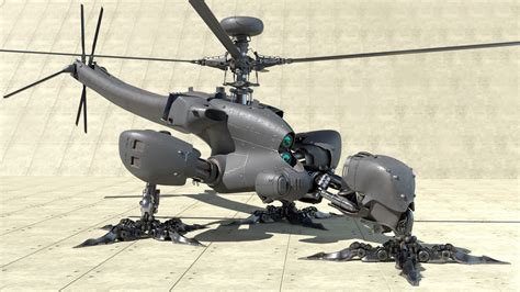 Artstation Autonomous Helicopter Concept