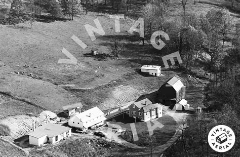 Vintage Aerial Ohio Coshocton County 1968 24 Oco 15