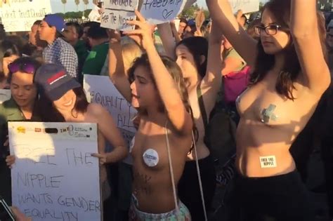 【動画】抗議活動で裸になってる女の子たちをエロい目でしか見れない ポッカキット