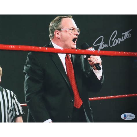 Jim Cornette Signed WWE 8x10 Photo Beckett Pristine Auction